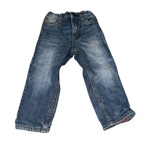 Kid's OshKosh B'gosh Fleece Thermal Lined Blue Jeans
